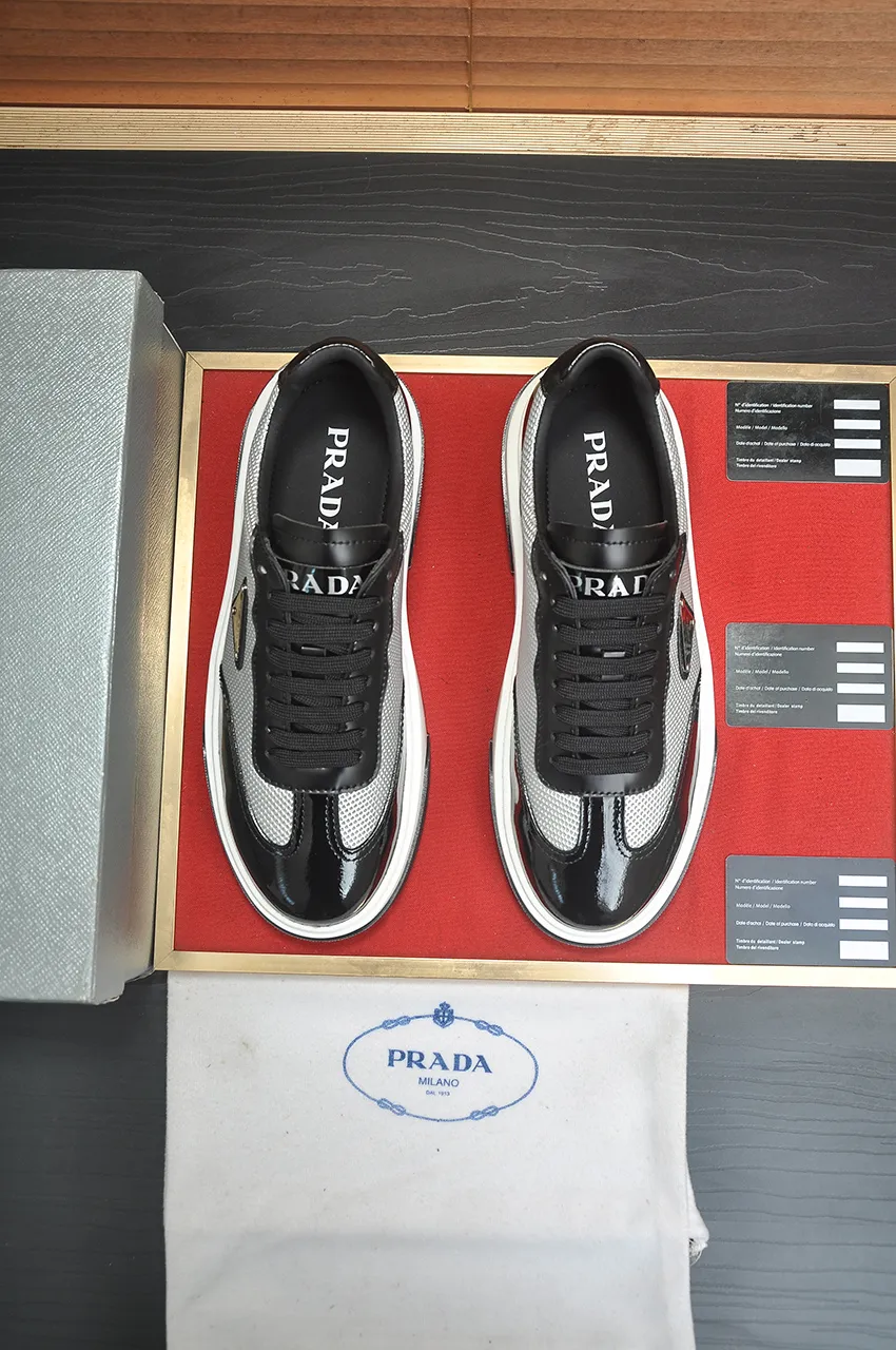 Men's shoes 💰580💶【PRADA】Top original, new season, high quality original goods, top imported calfskin with original imported glue, imported cowhide inside with original cowhide feet, original outsole! Quality guaranteed! Code 38-45 (45 customized)